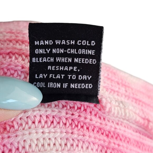 525 America Tie Die Wrap Front Tie Knit Cotton Cardigan Sz XS - Picture 12 of 13